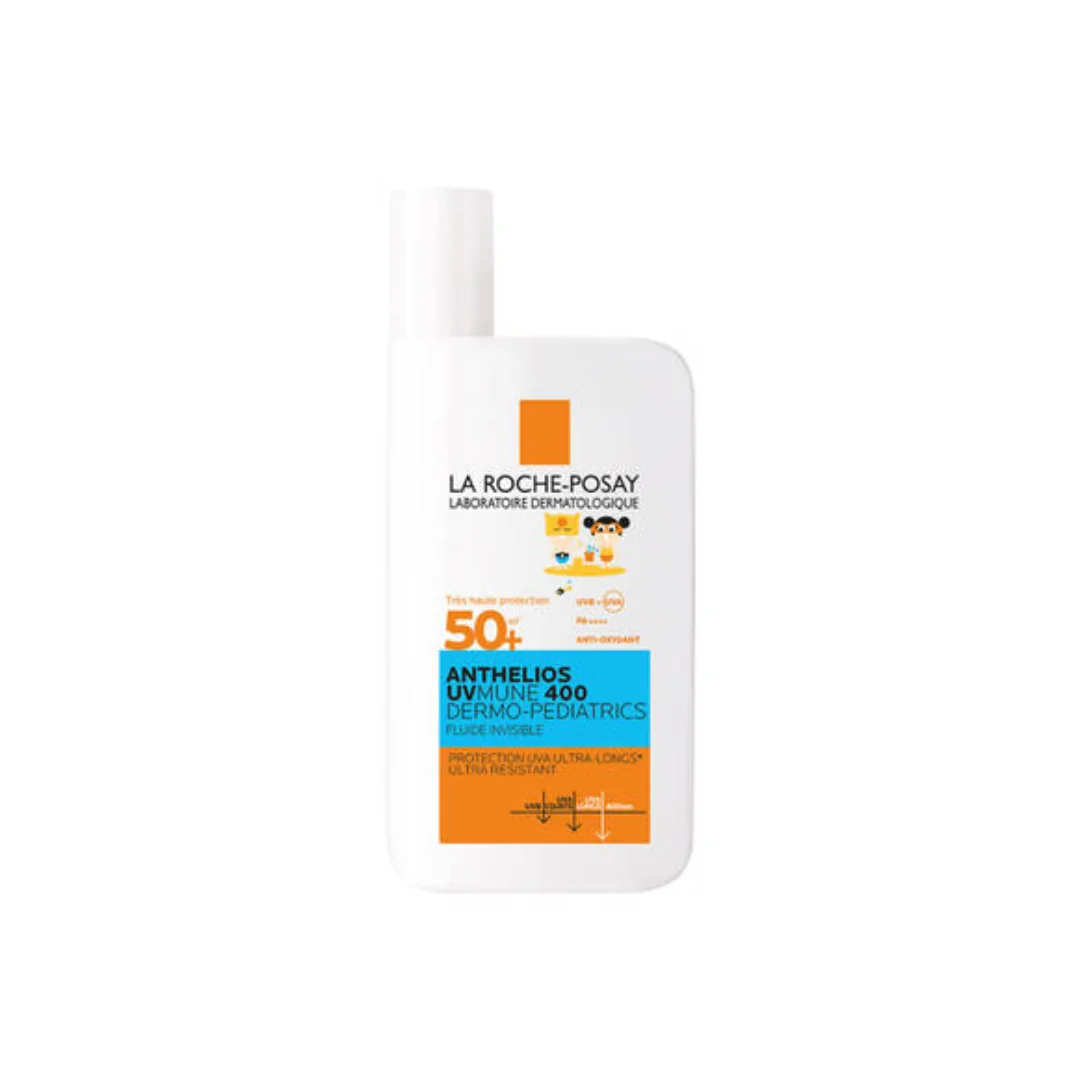 Promo ! La Roche Posay Anthelios UVMune 400 Dermo-Pédiatrics Fluide Invisible SPF50+