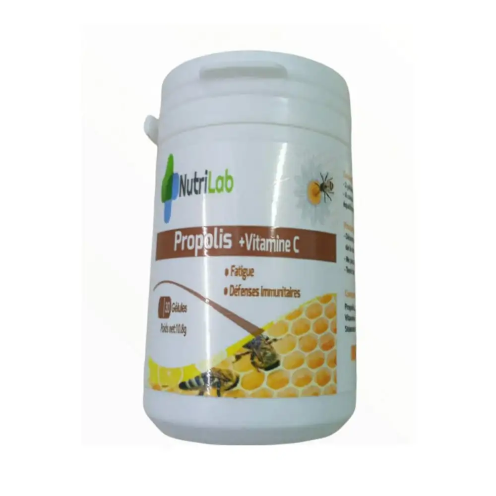 Promo ! Nutrilab Propolis + Vitamine C 30 Gélules