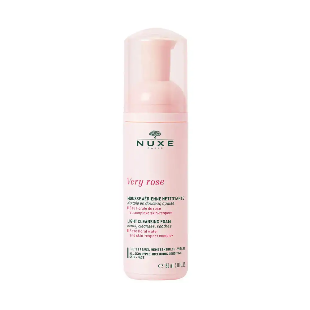 Promo ! Nuxe Very Rose Mousse Aérienne Nettoyante 150 ml