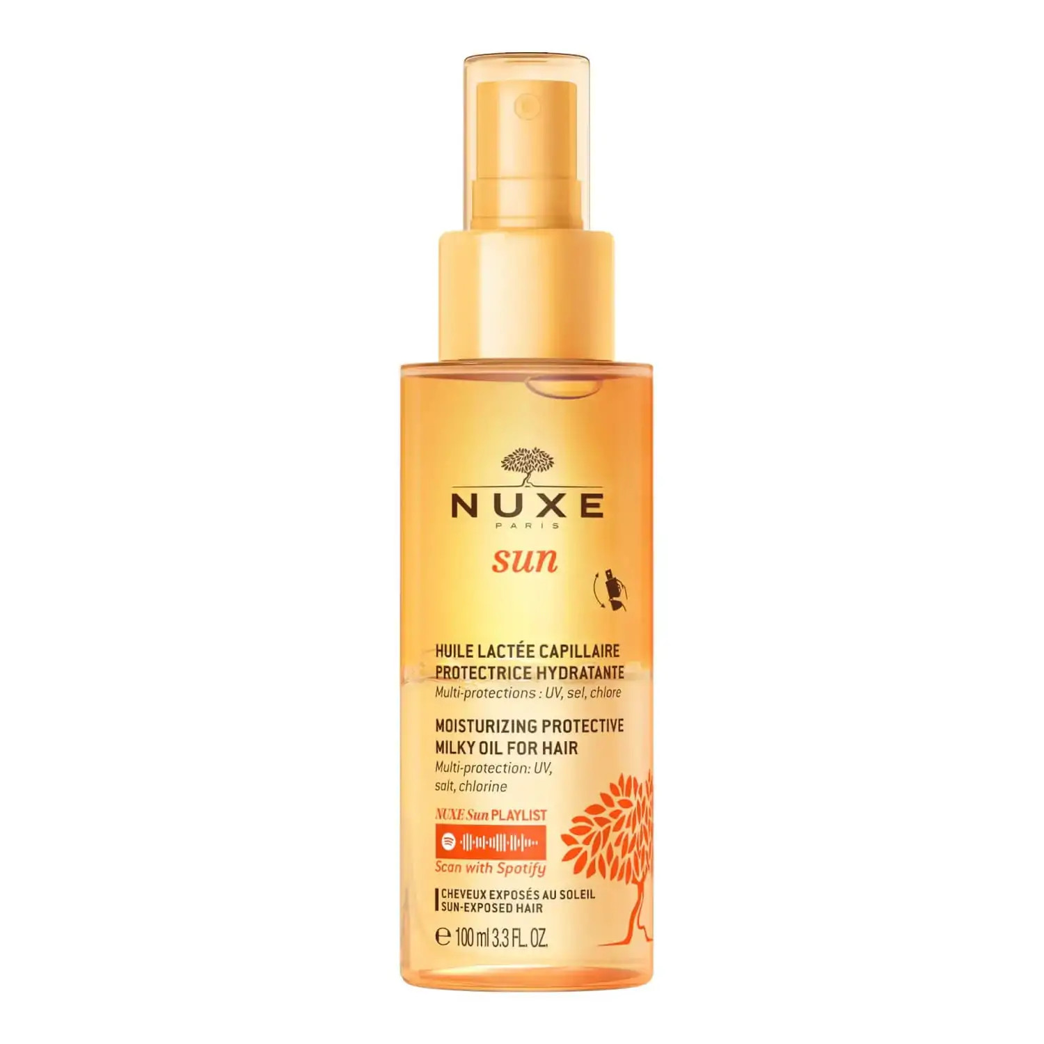 Promo ! Nuxe Sun Huile Lactée Capillaire Protectrice 100ml