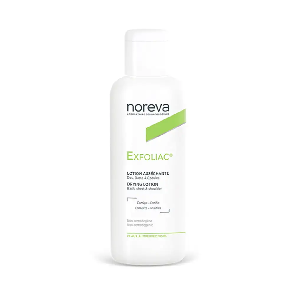 Promo ! Noreva Exfoliac Lotion asséchante Dos, Buste & Epaules 125ml