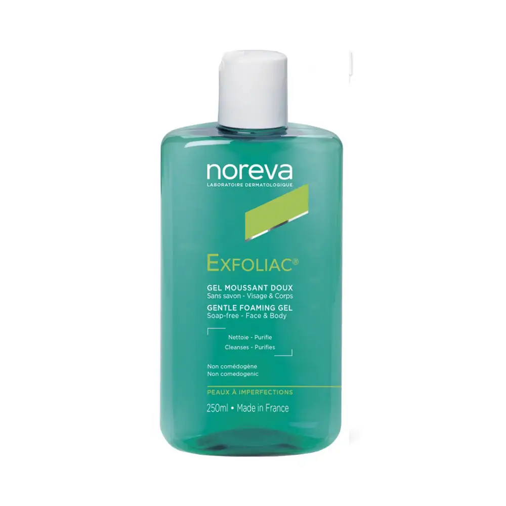 Promo ! Noreva Exfoliac Gel moussant Doux 250ml
