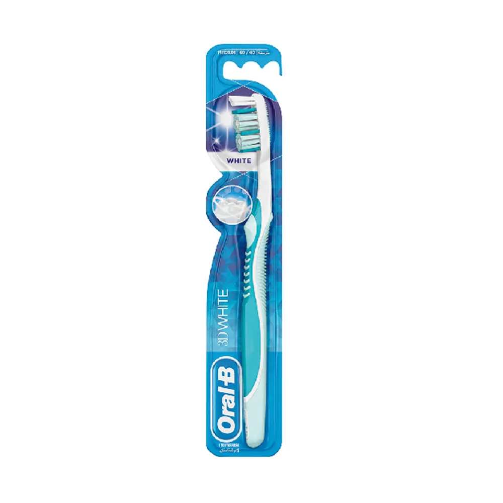 Promo ! Oral-B Brosse A Dents 3D White 40 Medium