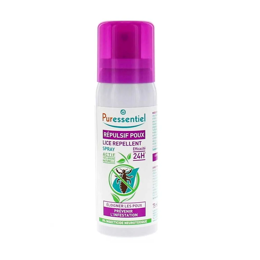 Promo ! Puressentie Spray Répulsif Poux 75ml
