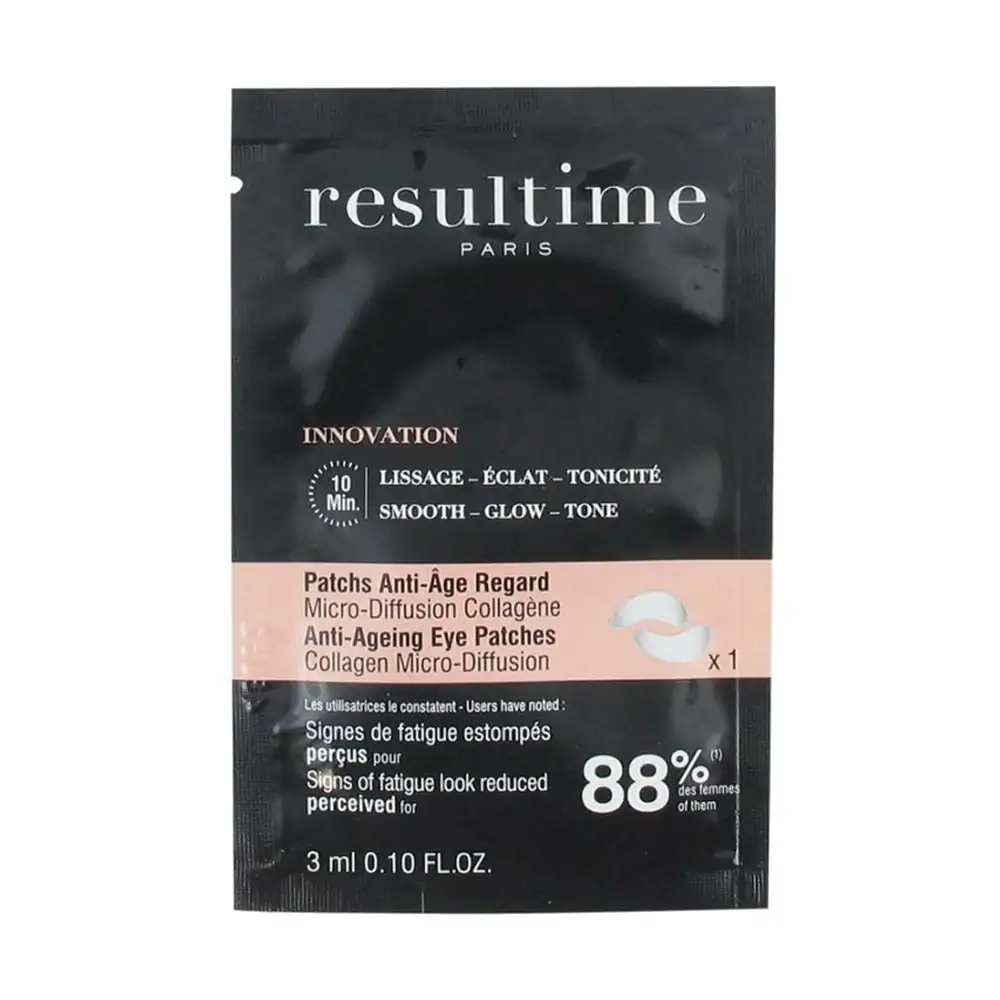 Promo ! Resultime Patch Anti-Âge Regard Micro-Diffusion Collagène Sachet 3ml