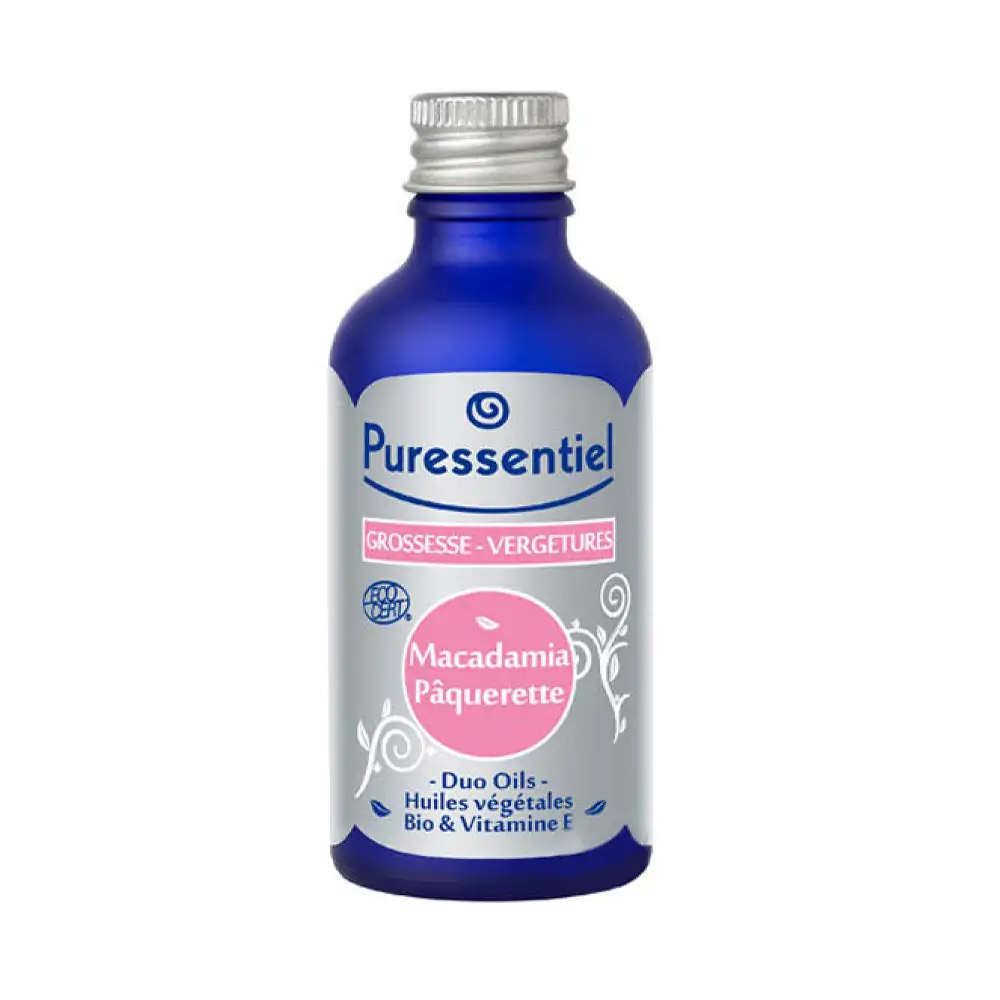 Promo ! Puressentiel Duo-Oils huile végétale grossesse vergeture 50ml