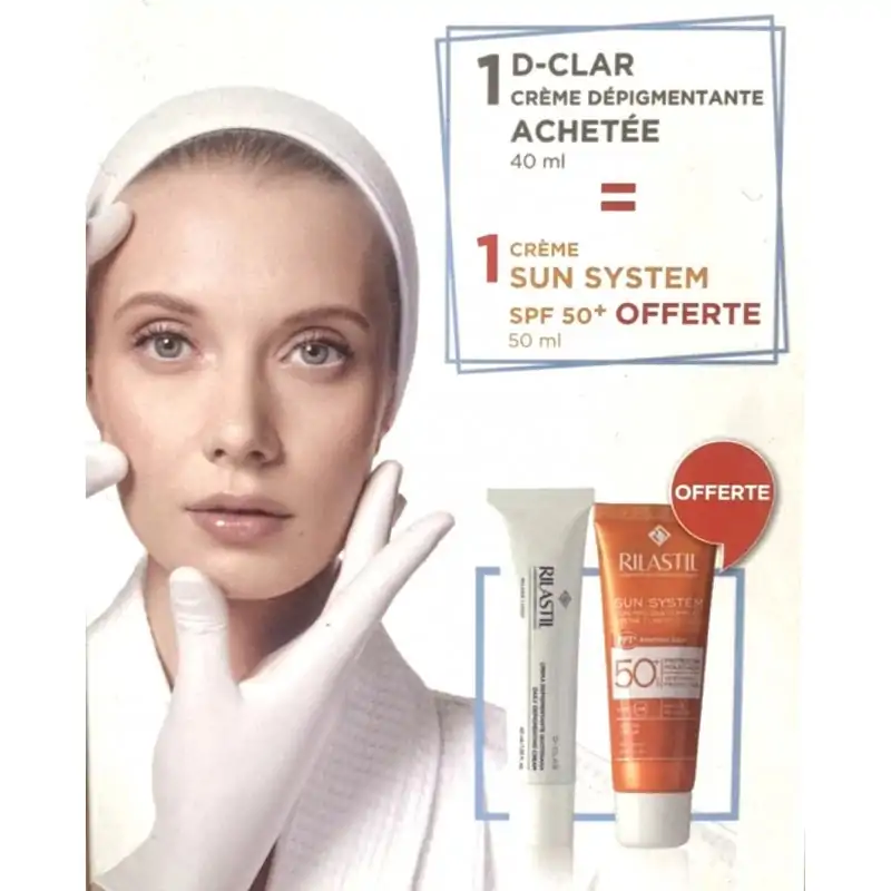Promo ! Rilastil D-Clar Crème Dépigmentante Quotidienne 40ml offre