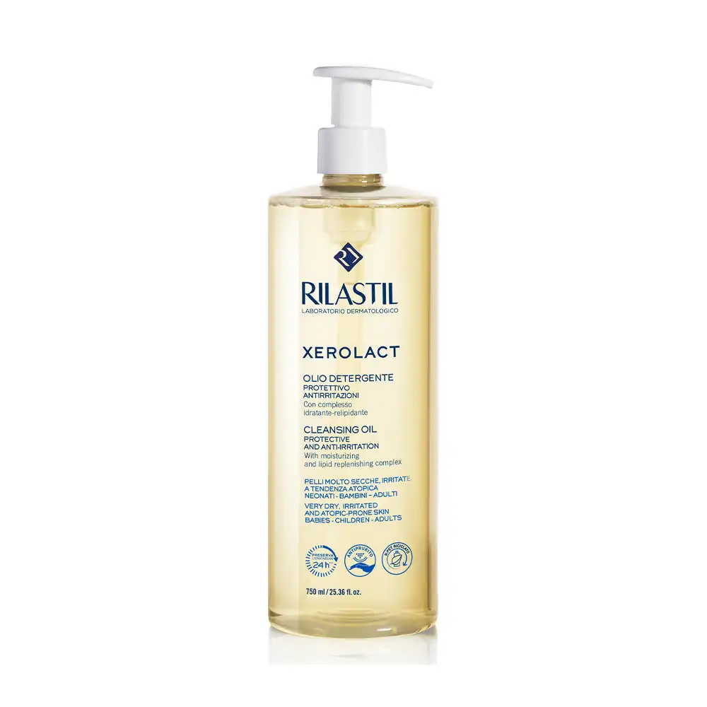 Promo ! Rilastil Xerolact Atopic Huile Nettoyante 400ml