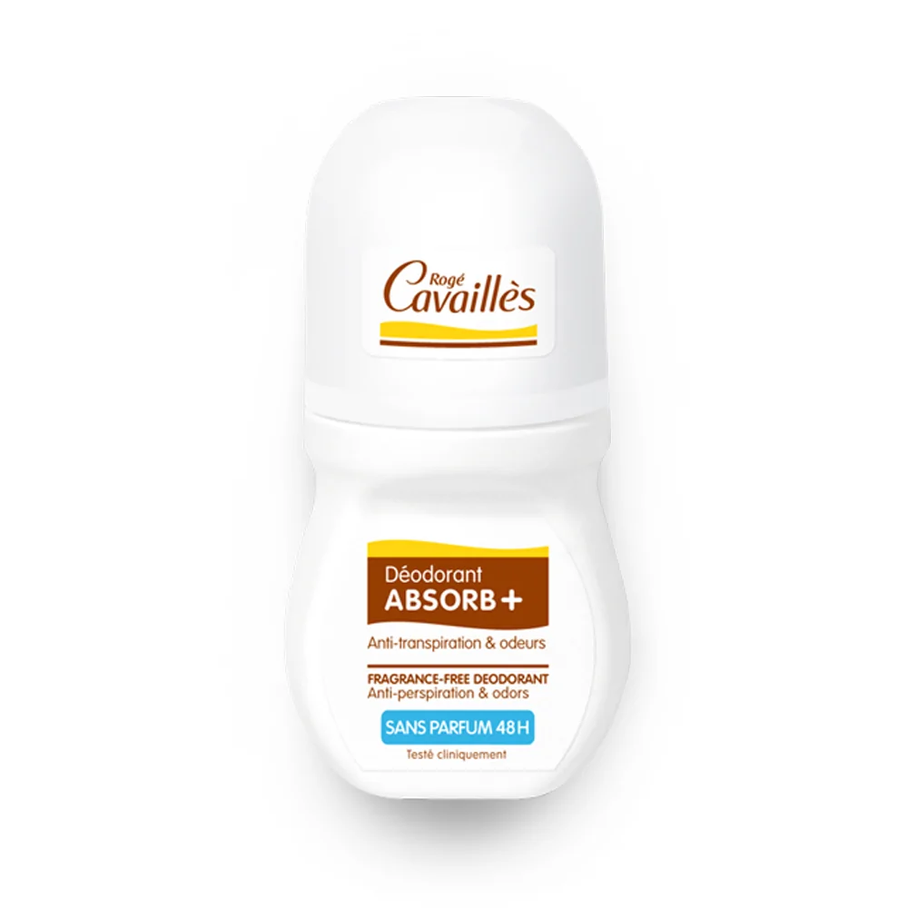 Promo ! Rogé cavaillès Déo Absorb+ Sans Parfum 48h Roll-on 50ml