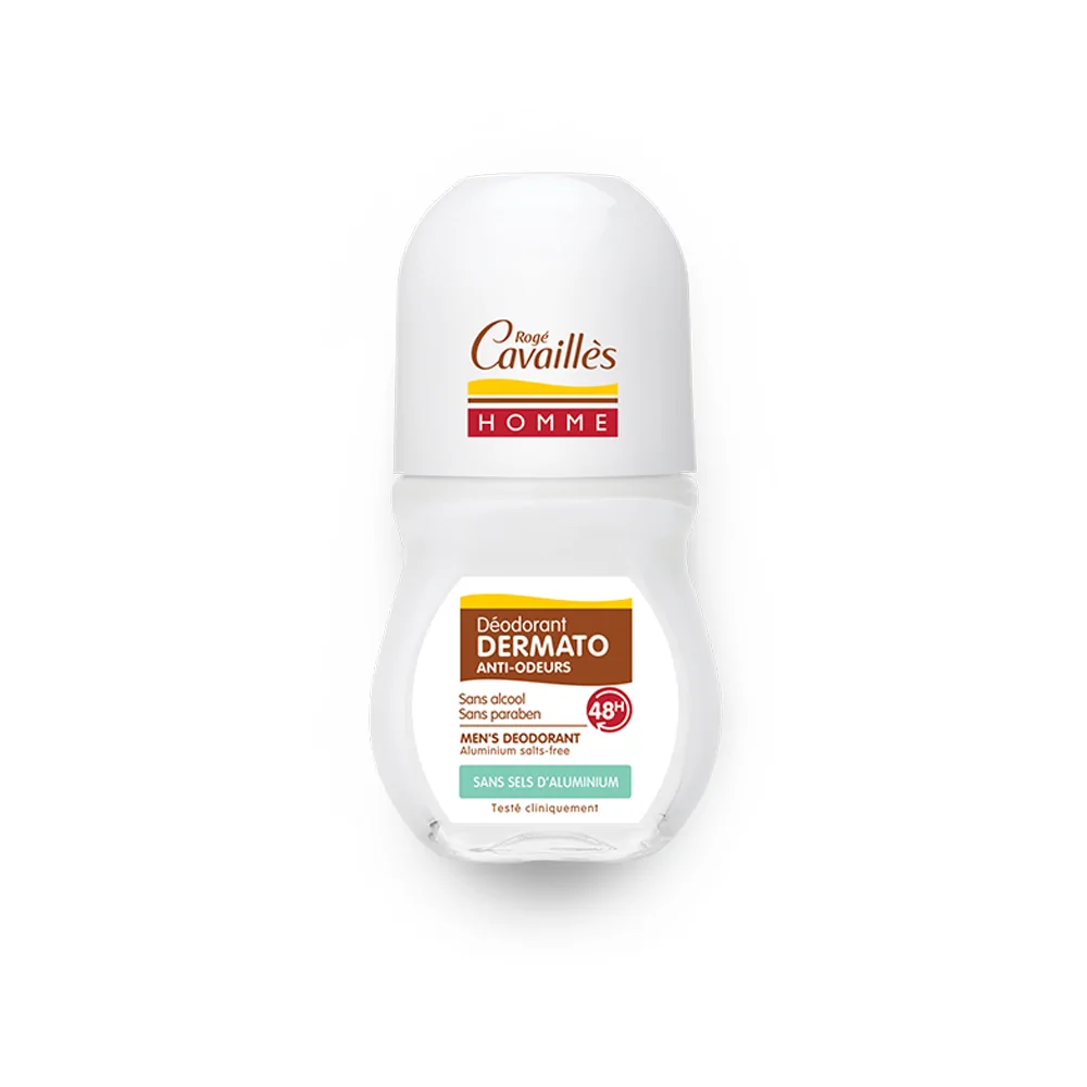 Promo ! Rogé Cavaillès Déodorant Dermato Anti-odeurs Homme Roll-on 50ml