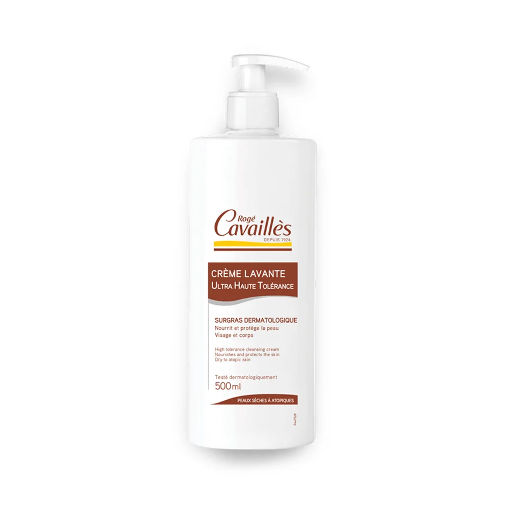 Promo ! Rogé Cavaillés Dermo-U.H.T. Crème Lavante Surgras 500ml