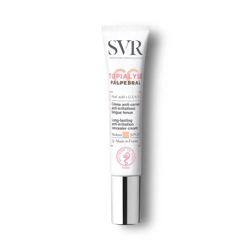Promo ! SVR TOPIALYSE Palpébral CC – Medium SPF20 7g