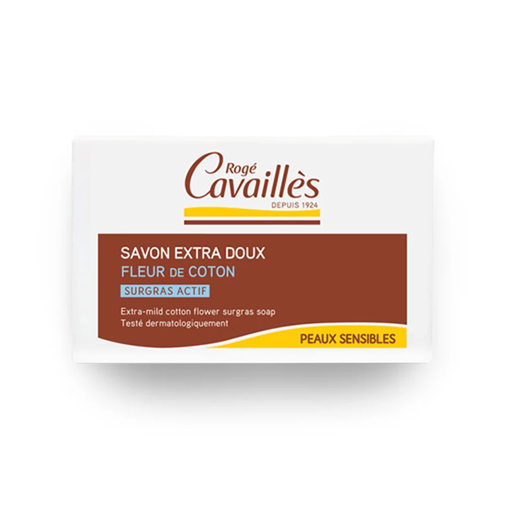 romo ! Rogé Cavaillès Savon Surgras Extra-Doux Fleur de Coton 150g