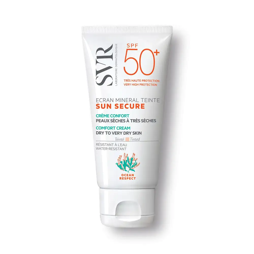 Promo ! SVR SUN SECURE Écran Minéral Teinté Peaux sèches à très sèches 60g