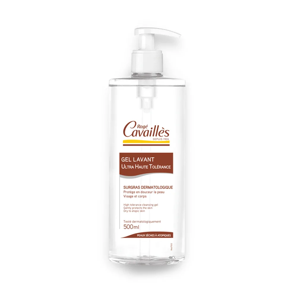 Promo ! Rogé Cavaillès Dermo-U.H.T. Gel Lavant Surgras 500ml