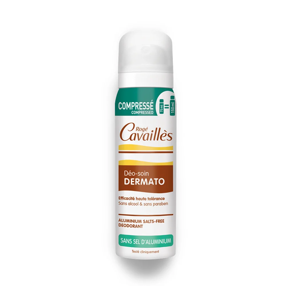 Promo ! Rogé Cavaillès Déo Soin Dermato Spray Compressé 75ml