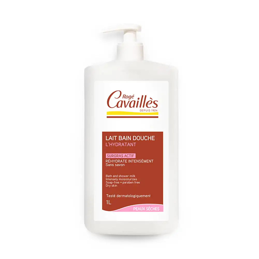 Promo ! Rogé Cavaillés Lait Bain Douche L’Hydratant 400ml