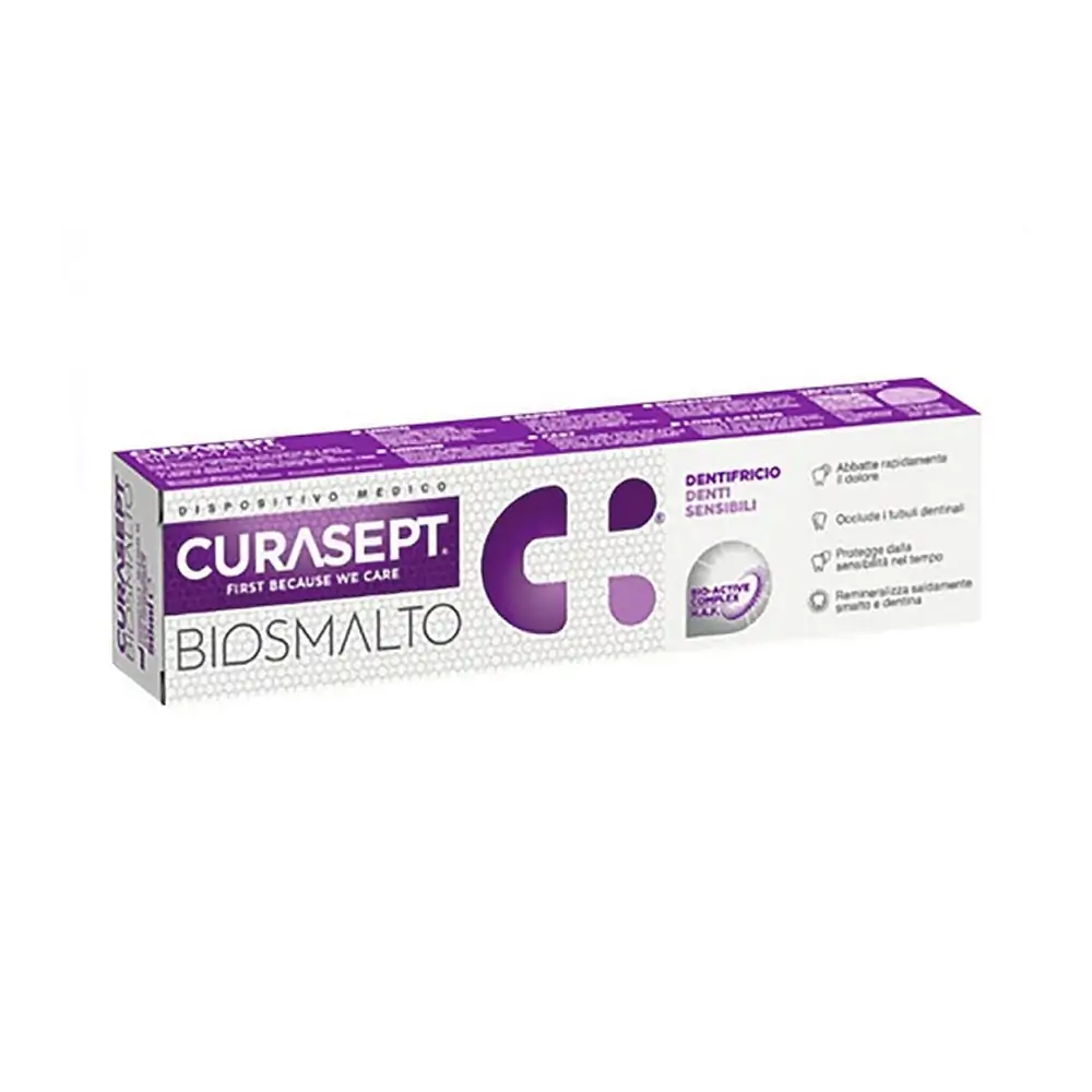 Promo ! Curasept Biosmalto Dentifrice Sensitive Teeth 75ml