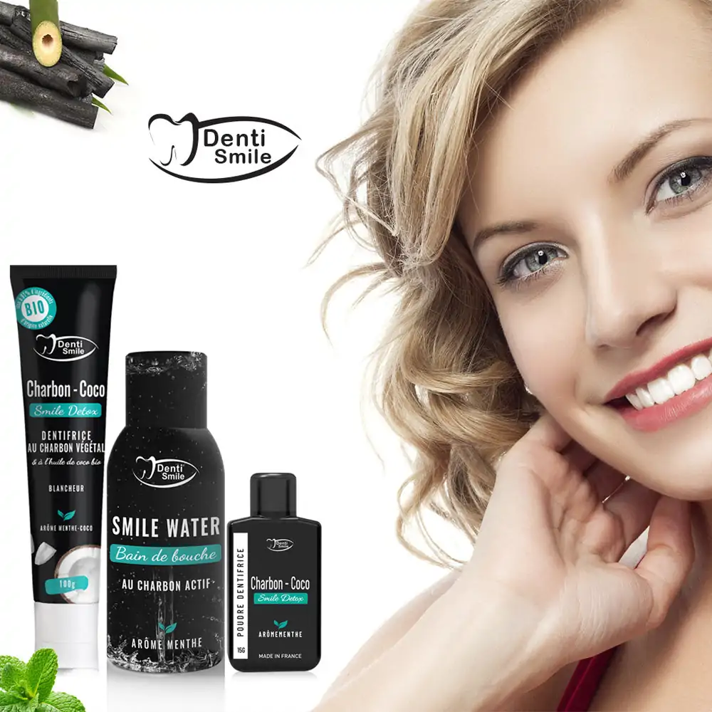 Promo ! Denti-smile Pack Blancheur au charbon
