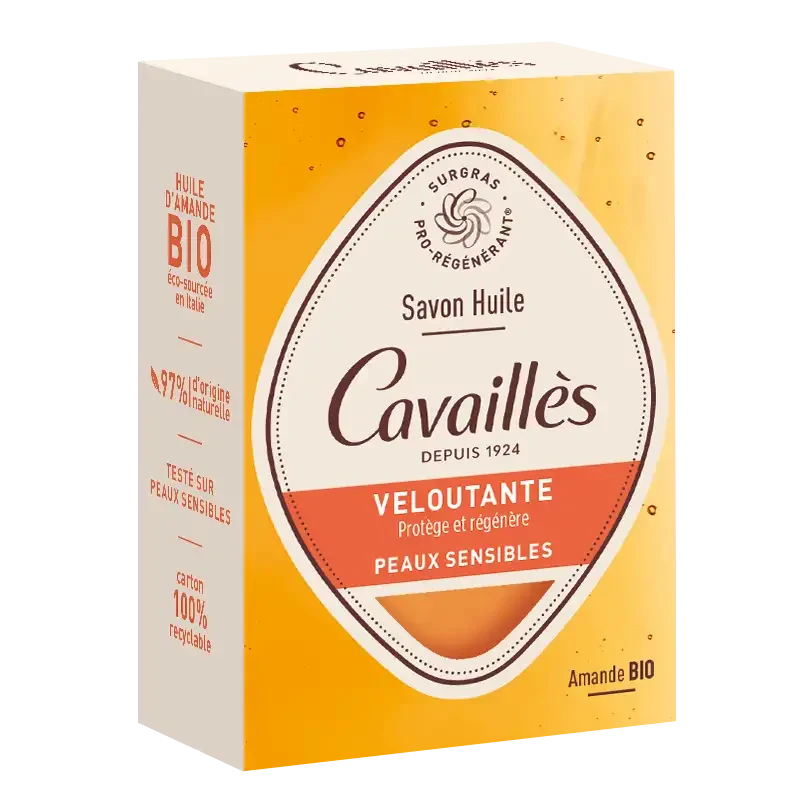 Promo ! ROGE CAVAILLES SAVON HUILE VELOUTANTE PEAUX SENSIBLES 100G