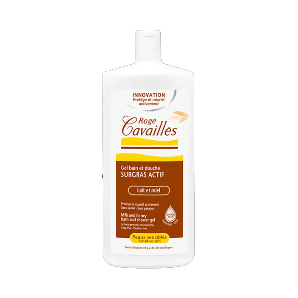 Promo ! Rogé Cavaillès Gel Surgras Lait Bain Douche L’Hydratant 750+250ml