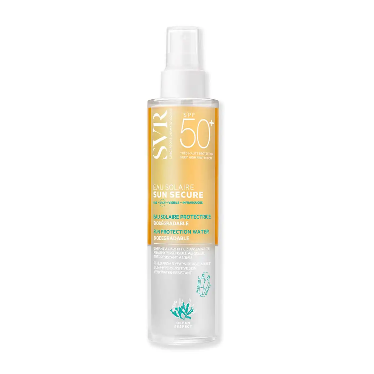 Promo ! SVR SUN SECURE EAU PROTECTRICE BIODEGRADABLE SPF50+200ML