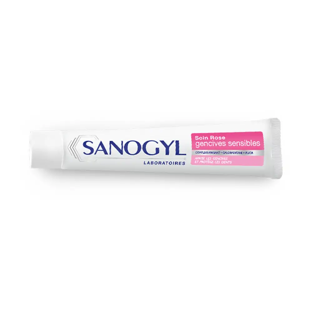 Promo ! Sanogyl Dentifrice Rose Soin Gencives Sensibles 75ml