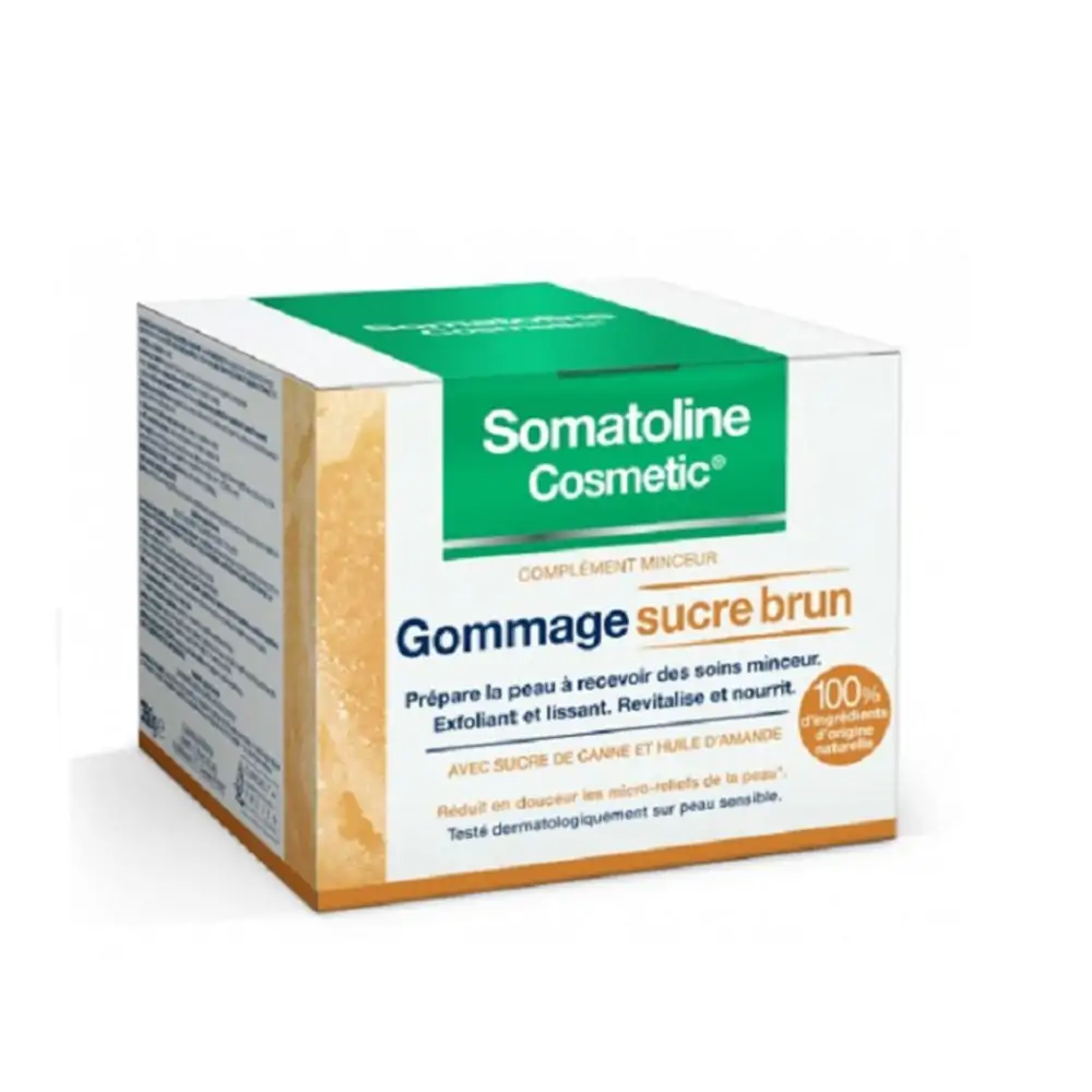 Promo ! Somatoline Cosmetic Complément Minceur Gommage Sucre Brun 350g