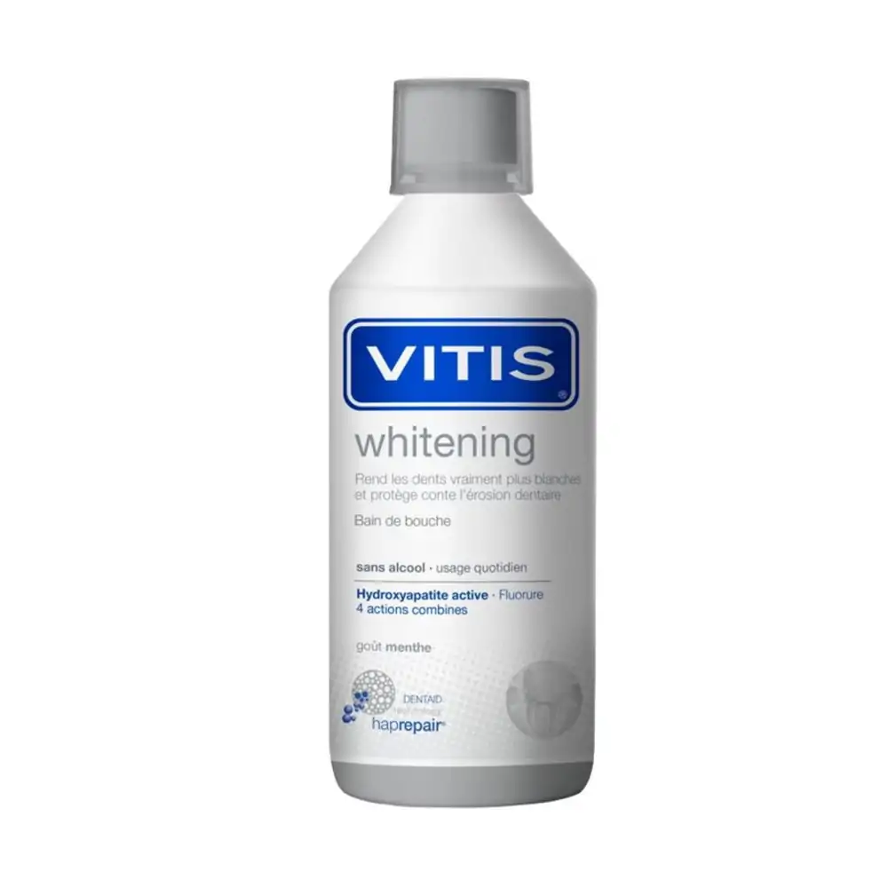 Promo ! Vitis Bain De Bouche Whitening 500ml