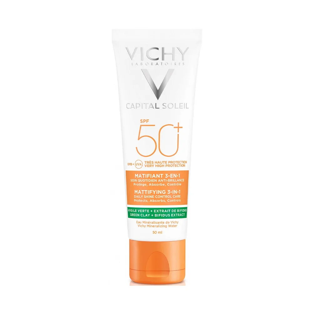 Promo ! Vichy Capital Soleil Matifiant 3en1 SPF50+ 50ml