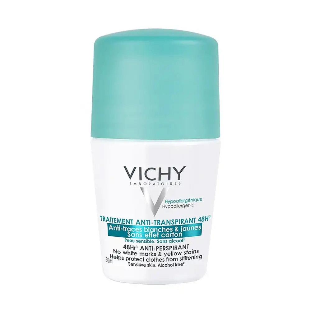 Promo ! Vichy Déodorant Bille Anti-Transpirant 48H Anti traces 50ml