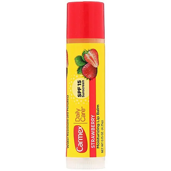 Carmex Soin quotidien, baume à lèvres hydratant, fraise, SPF15 4,25 g