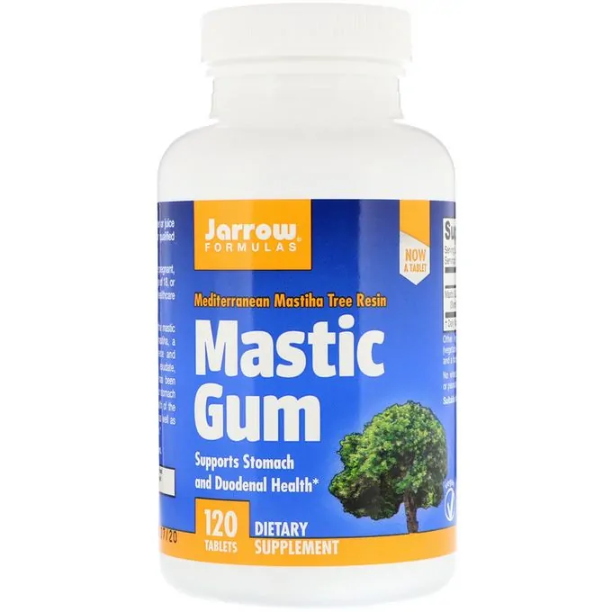 Promo ! Jarrow Formulas Mastic Gum, Soutient l’estomac et la santé duodénale et la santé des cellules et tissus gastriques 120 Tablets
