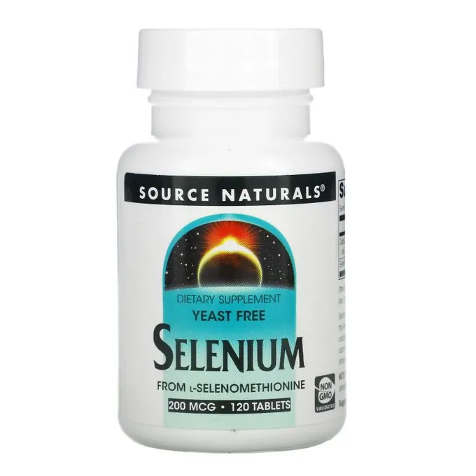 Source Naturals Selenium de L-sélénométhionine, 200 mcg, 120 comprimés