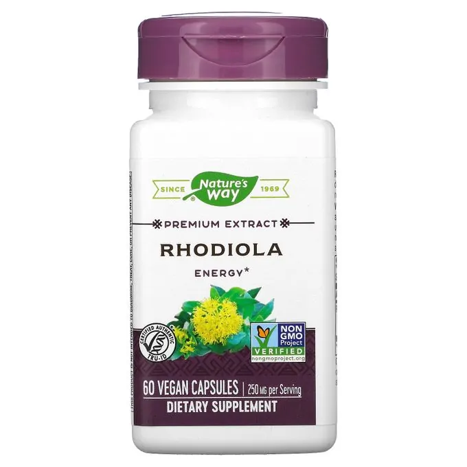 Nature’S Way Rhodiola, 250 mg, 60 Vegan Capsules