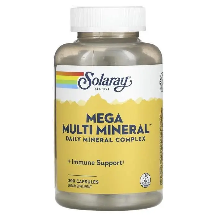 Promo ! Solaray Multi Mineral, 200 gélules