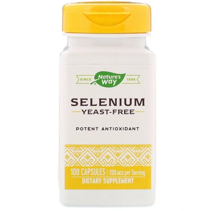 Nature’S Way Sélénium, 200 mcg Puissance maximale, 100 Gélule