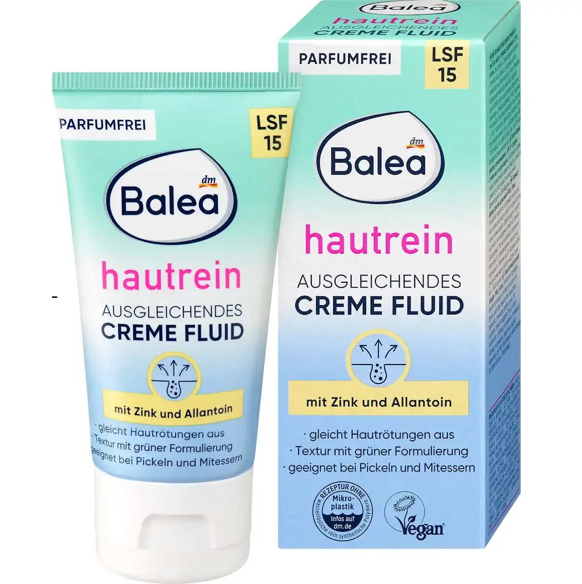 Balea – Crème fluide équilibrante peau nette