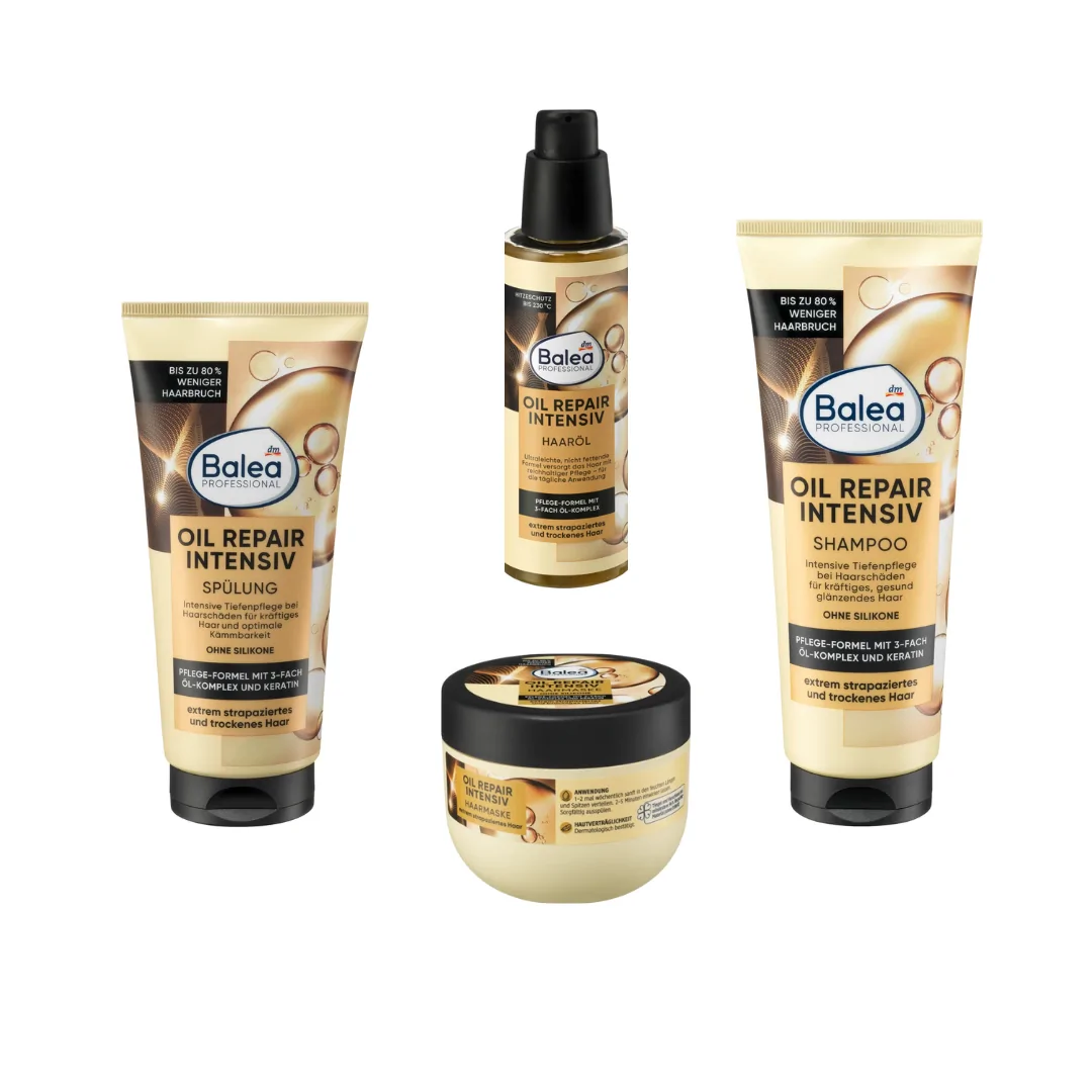 Balea – Pack cheveux Oil repair soin intensif