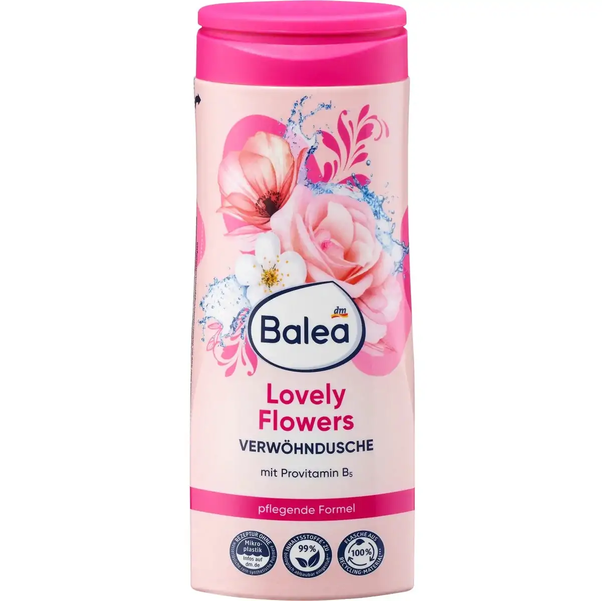 Balea – Gel douche gourmande Lovely Flowers,