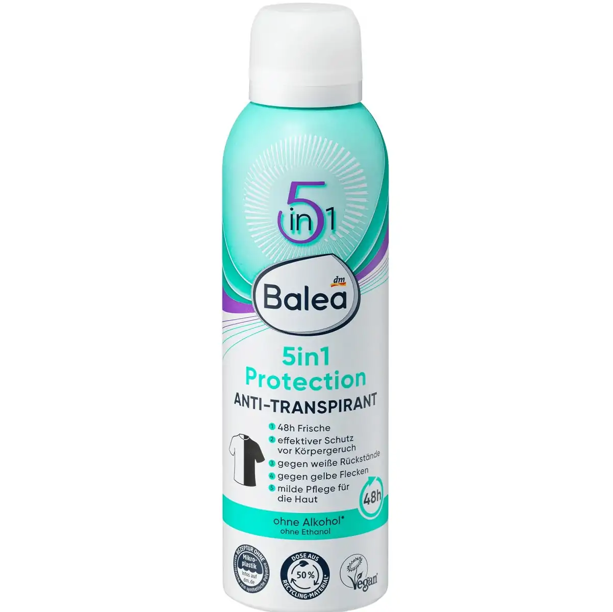 Balea – Déodorant anti-transpirant 5in1 Protection