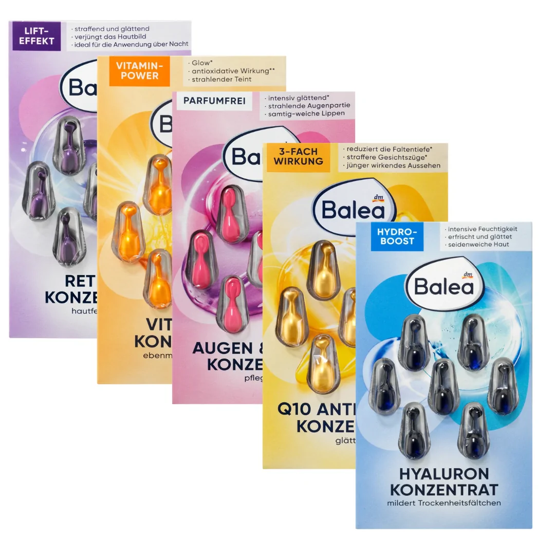 Promo ! Balea – Pack de Concentrés Visage