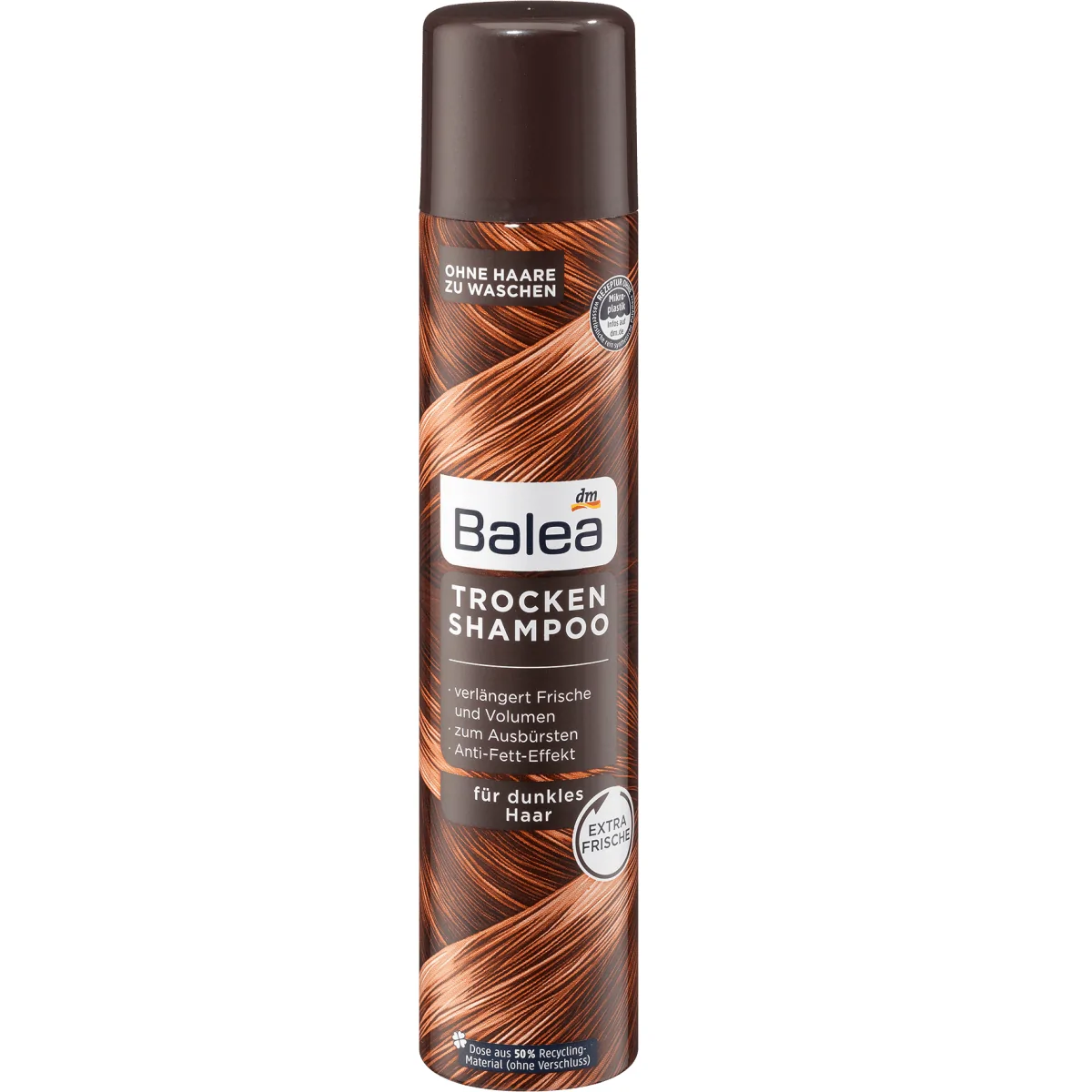 Balea – Shampooing sec pour cheveux foncés