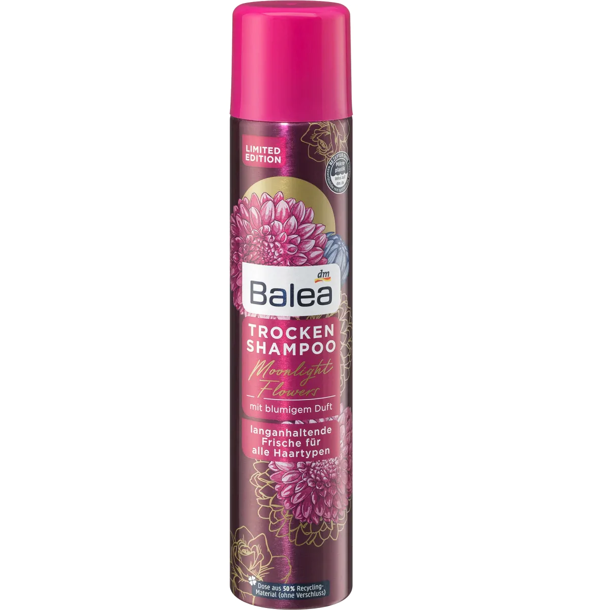 Balea – shampooing sec Fleurs du clair de lune