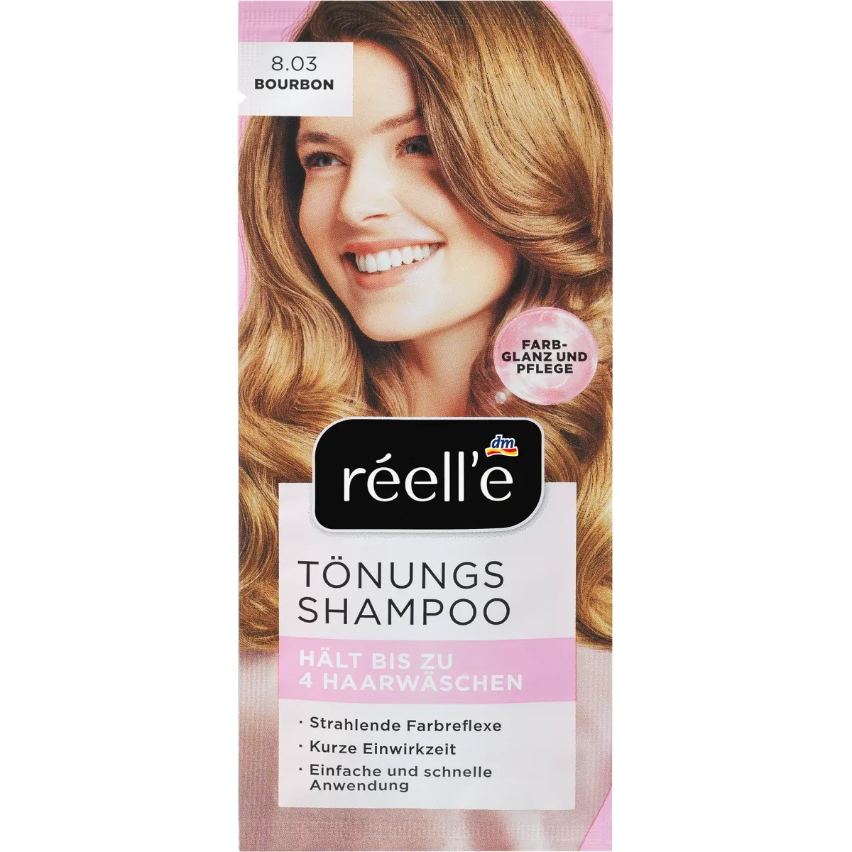 réell’e – Shampooing colorant 8.03 Bourbon