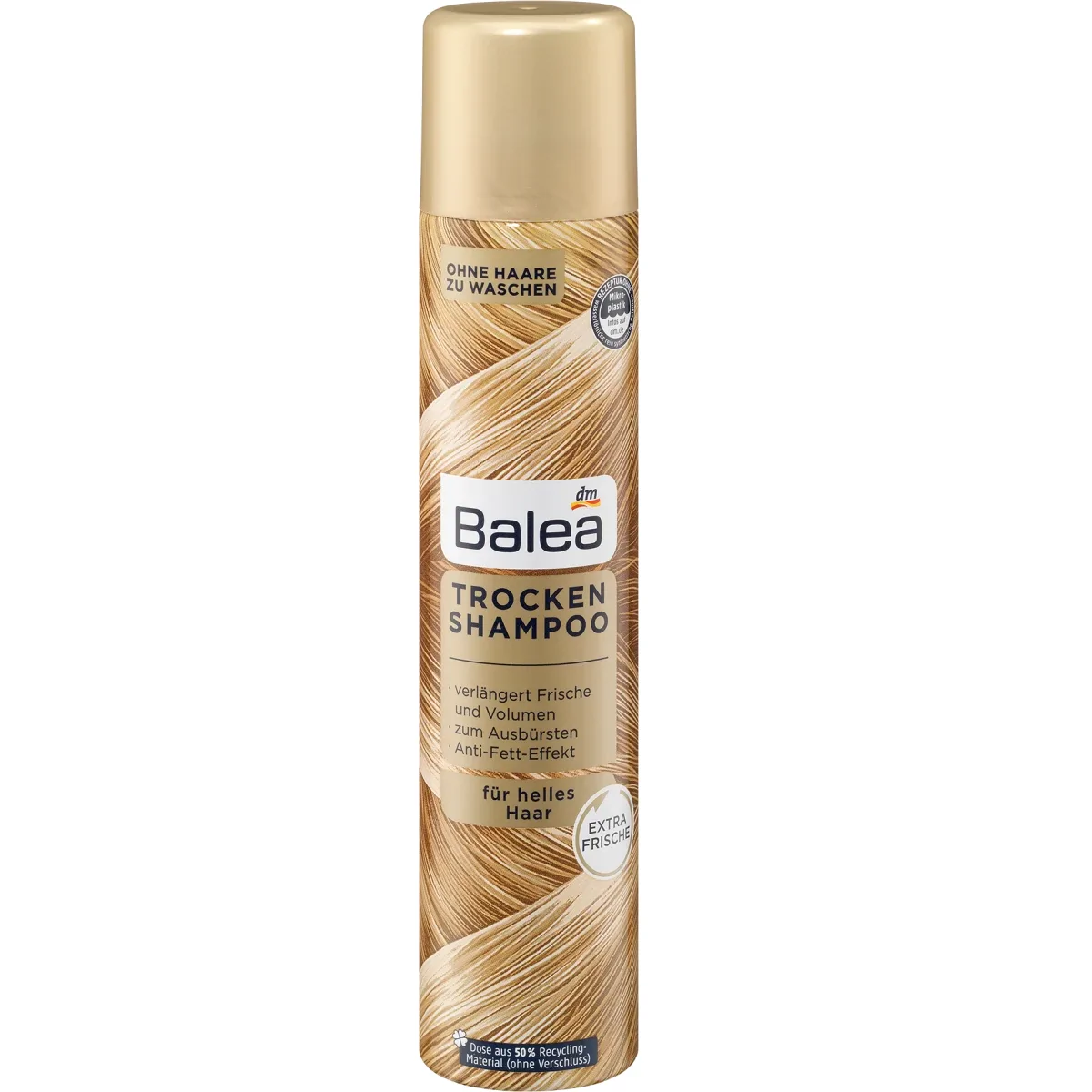 Balea Shampooing sec pour cheveux clairs
