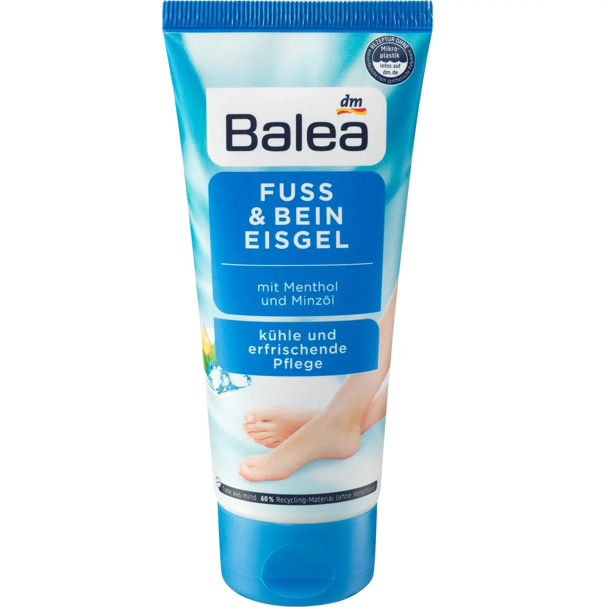 Balea Crème pour les pieds, gel glacé pour les pieds et les jambes, 100 ml