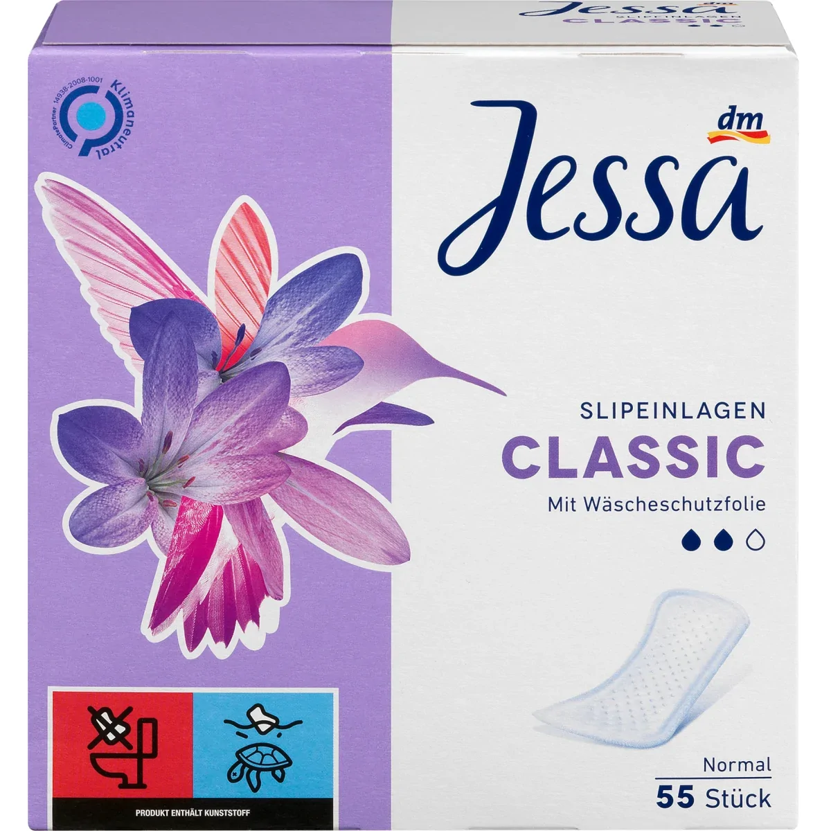 DM Jesssa – Protège-slip Classic 55 pcs