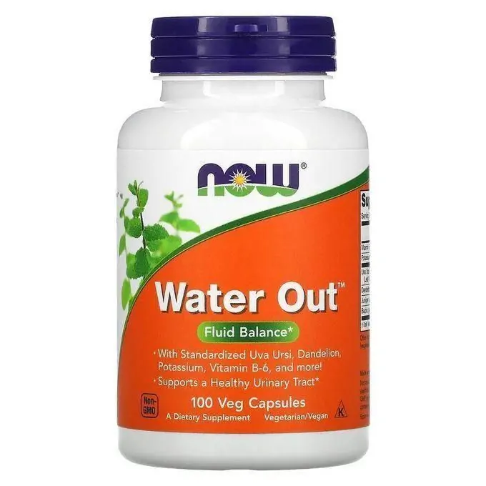 Promo ! Now Foods Water Out Fluid Balance 100 capsules végétales