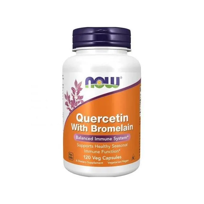 Promo ! Now Foods Quercétine avec bromélaïne, 120 capsules végétales